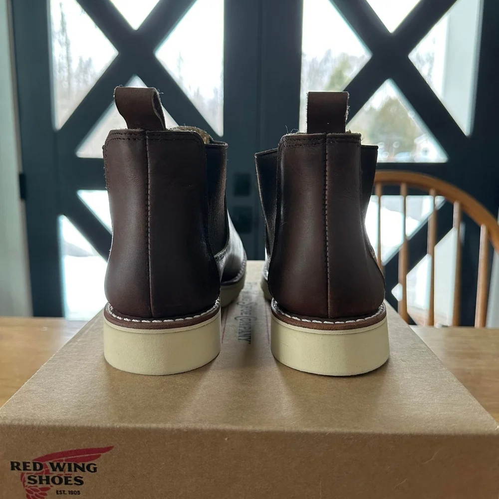 *SOLD* Red Wing 3445 Heritage Women's Classic Chelsea Boot in Amber Harness NIB - Picture 4 of 7